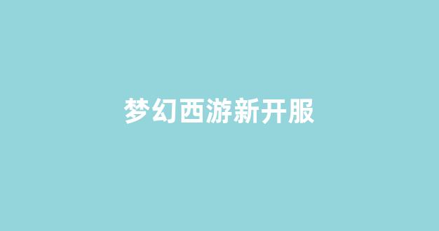 梦幻西游私服发布